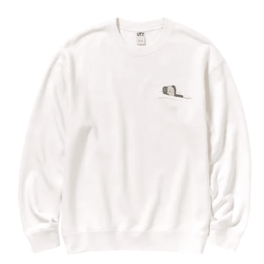 KAWS x Uniqlo Longsleeve Sweatshirt Off White