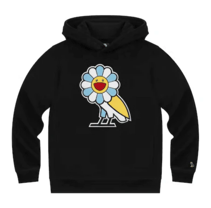Takashi Murakami x OVO Hoodie Black