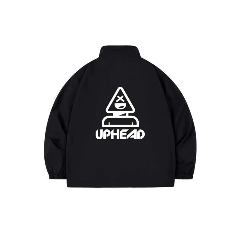 Uphead Windbreaker Jacket Black