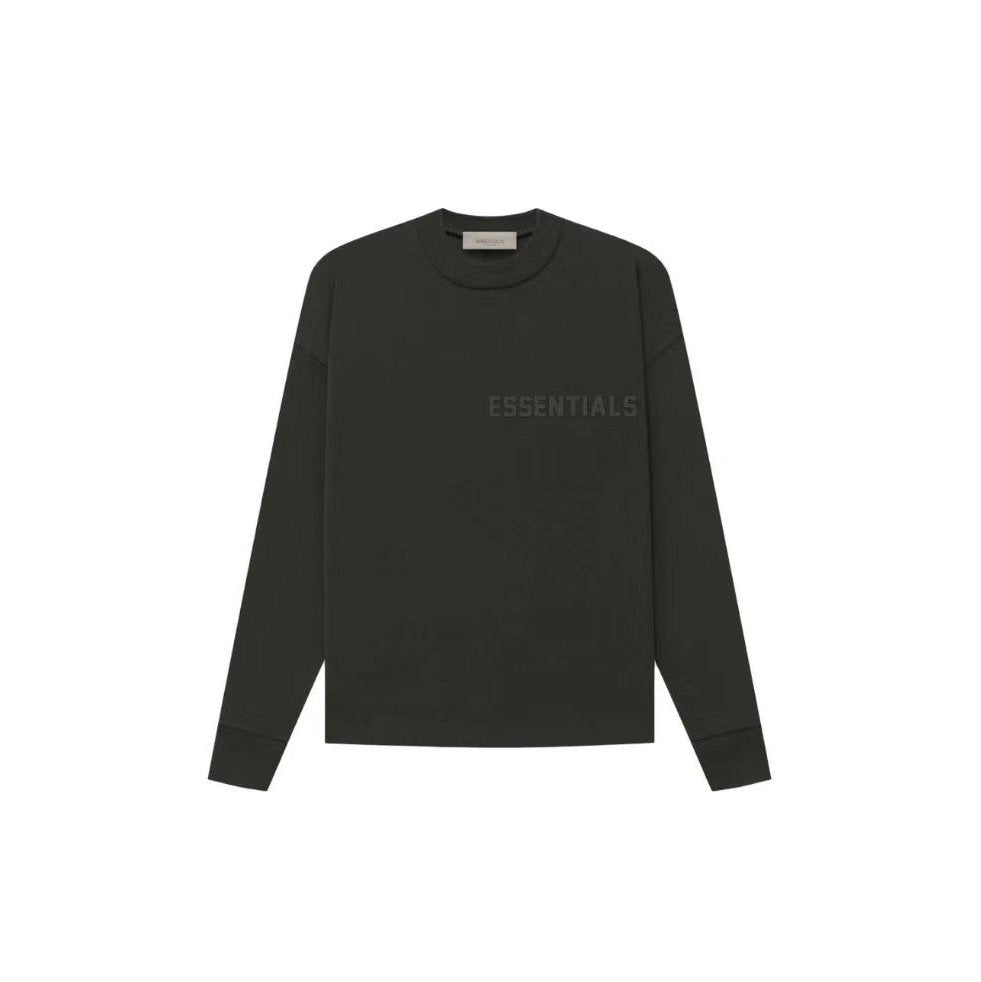 FEAR OF GOD ESSENTIALS Logo-Appliquéd Cotton-Jersey Mock-Neck T-Shirt Dark green