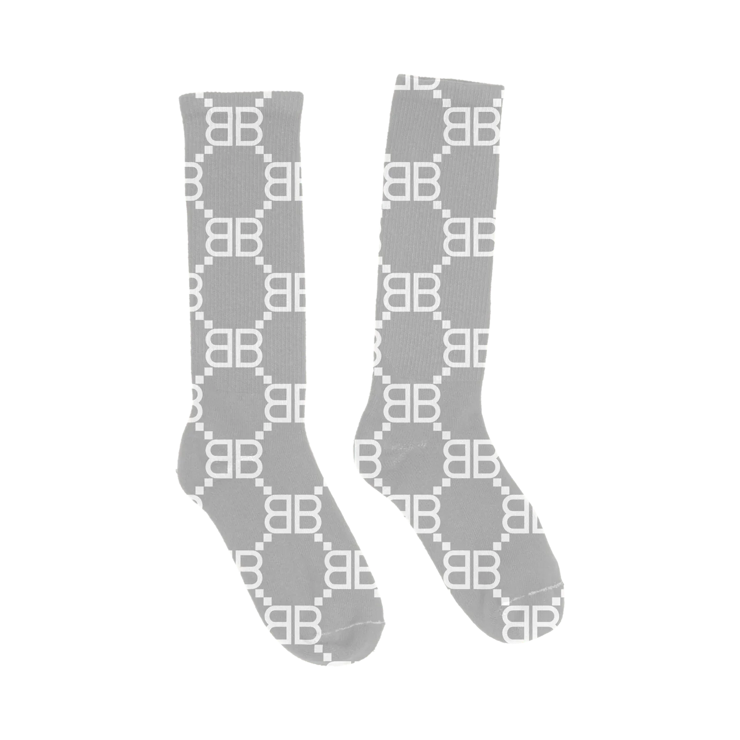 Grey Matrix Socks