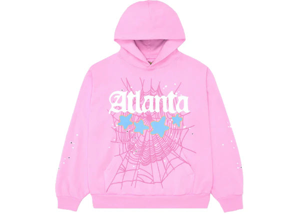 Sp5der Atlanta Hoodie Pink