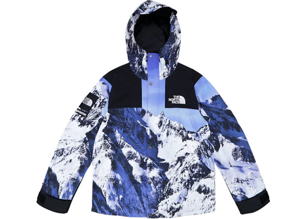 Supreme The North Face Mountain Parka Blue/White