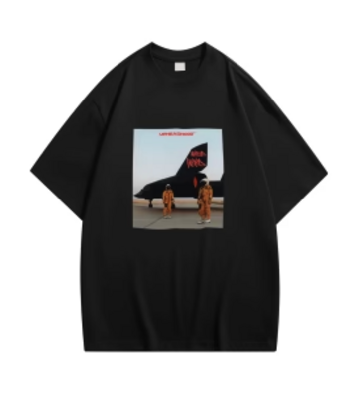 Uphead Hood Astronaut Tee Black