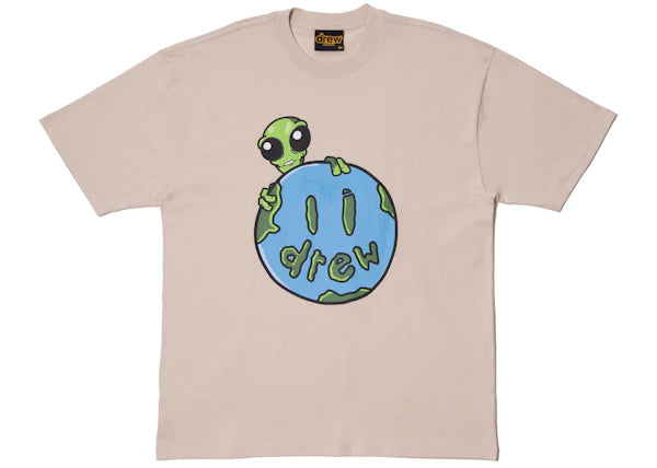 drew house allen the alien ss tee beige