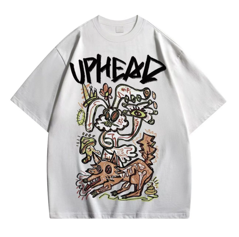 Uphead WiFi Flowers Fox Tee White