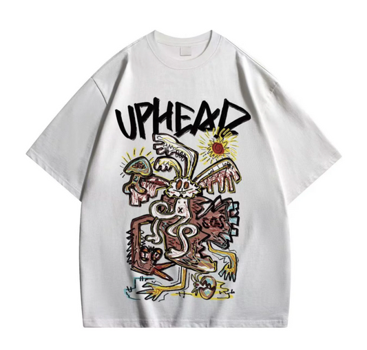 Uphead Sun Bunny Tee White