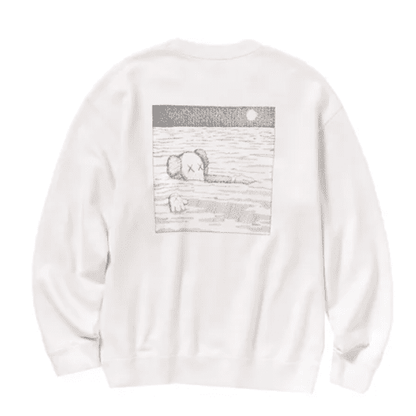 KAWS x Uniqlo Longsleeve Sweatshirt Off White