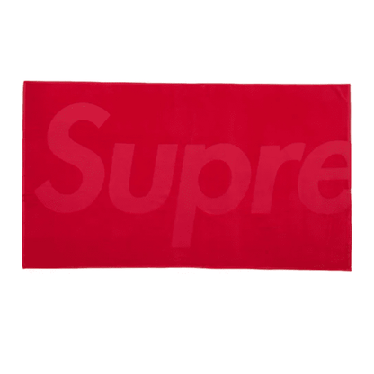 Supreme Tonal Logo Towel Red