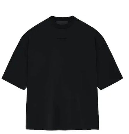 Fear of God Essentials Small Logo Tee Jet Black