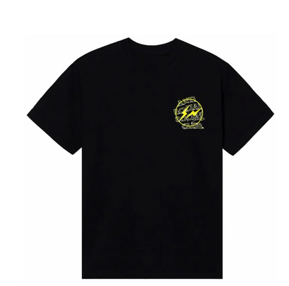 Anti Social Social Club x Fragment Design Bolt Tee - Black/Yellow