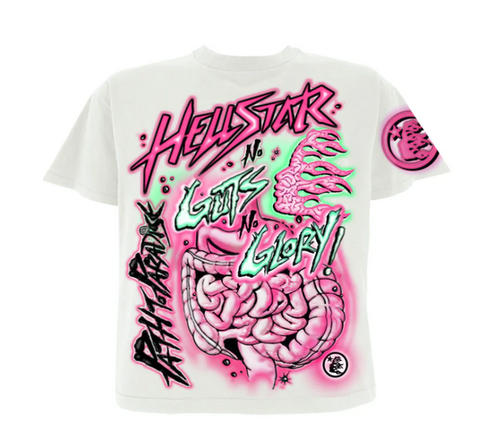 Hellstar No Guts No Glory T-Shirt White