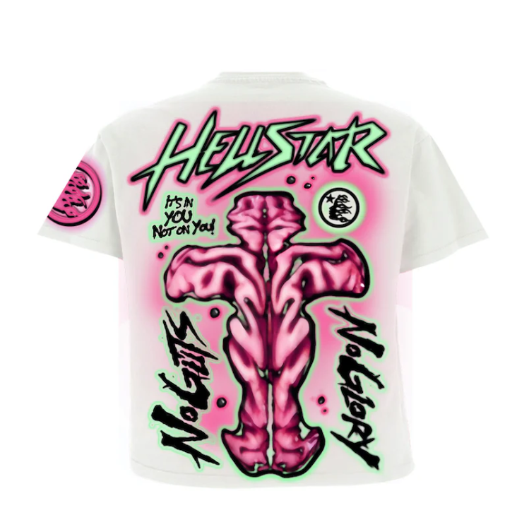 Hellstar No Guts No Glory T-Shirt White