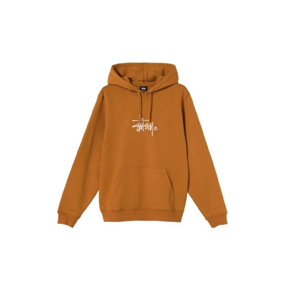 Stussy Copyright Stock App Hoodie - Brown