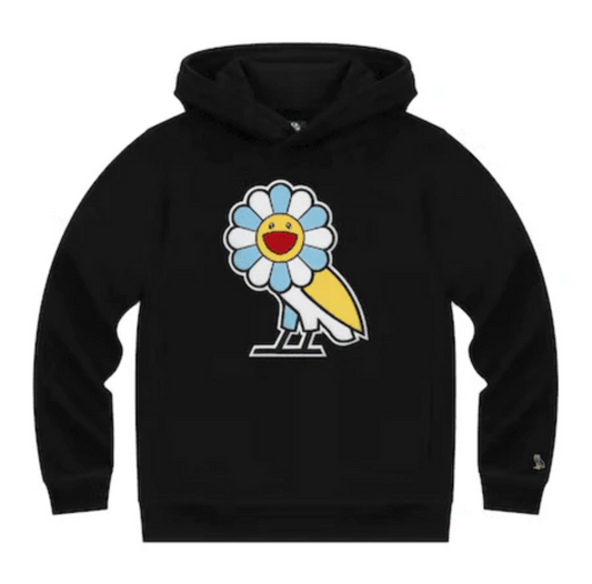 Takashi Murakami x OVO Hoodie Black