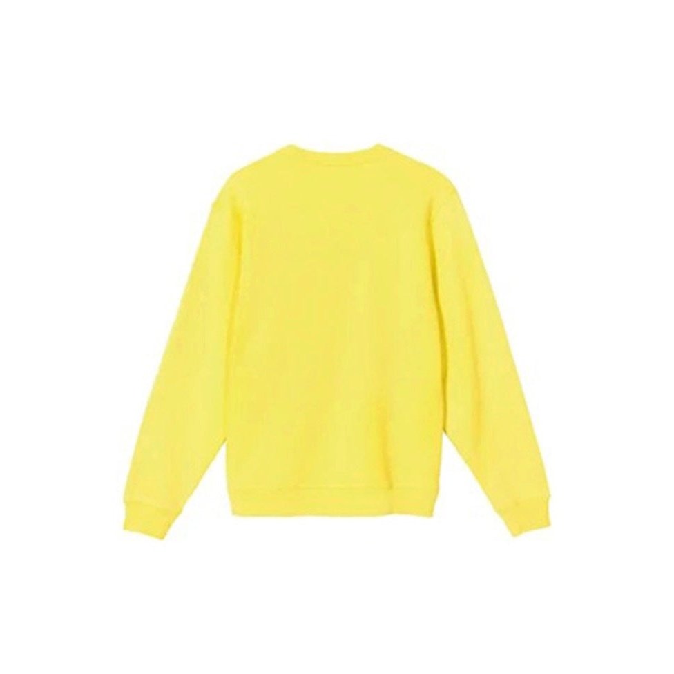 Stussy 2 Flowers App Crew - Lemon