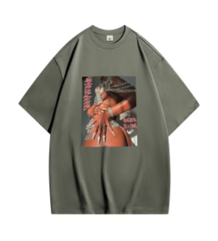 Uphead Hood Adulthood Tee Olive