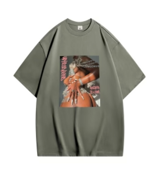 Uphead Hood Adulthood Tee Olive