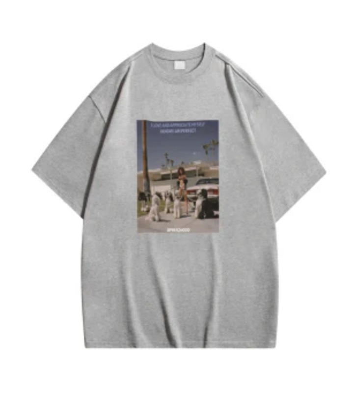 Uphead I know I am Perfect Tee Grey