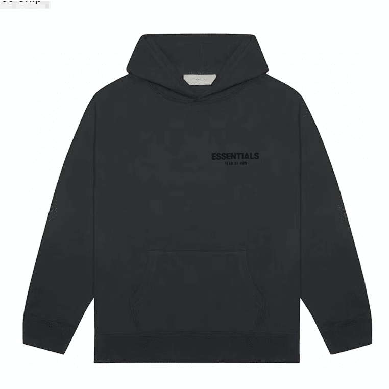 Fear of God Essentials Pullover Chest Logo Hoodie Stretch Limo/Black
