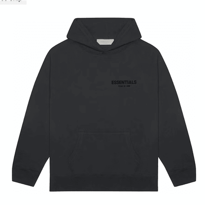 Fear of God Essentials Pullover Chest Logo Hoodie Stretch Limo/Black