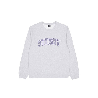 Stussy Outline App Crew - Ash Heather