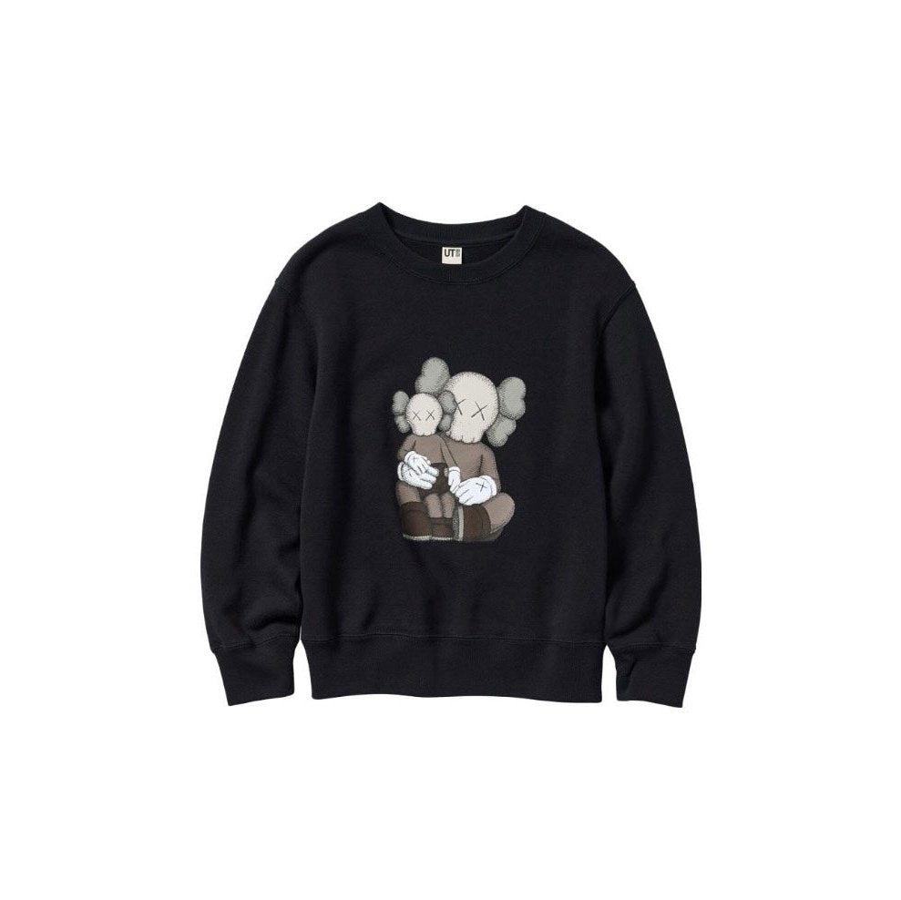 KAWS x Uniqlo Longsleeve Sweatshirt  Black