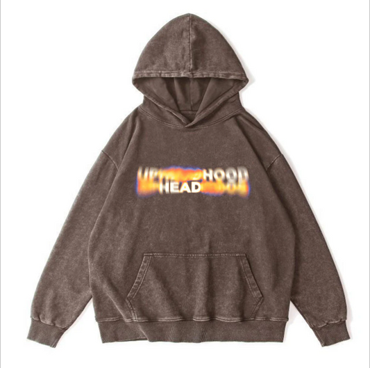 Upheadhood Hoodie Brown