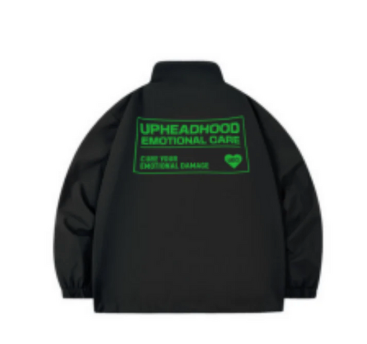 Uphead UEC Windbreaker Jacket Green Black
