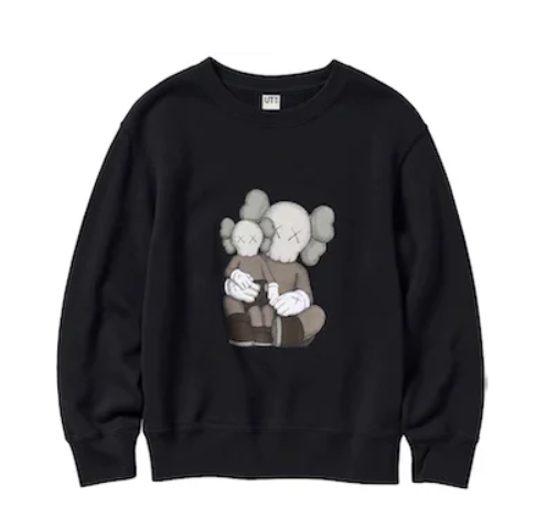 KAWS x Uniqlo Kids Longsleeve Sweatshirt Black