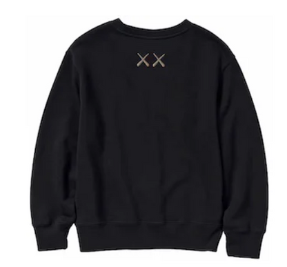 KAWS x Uniqlo Kids Longsleeve Sweatshirt Black
