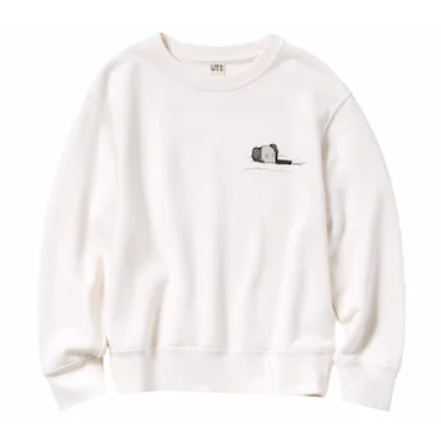 KAWS x Uniqlo Kids Longsleeve Sweatshirt Off White