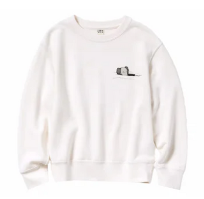 KAWS x Uniqlo Kids Longsleeve Sweatshirt Off White