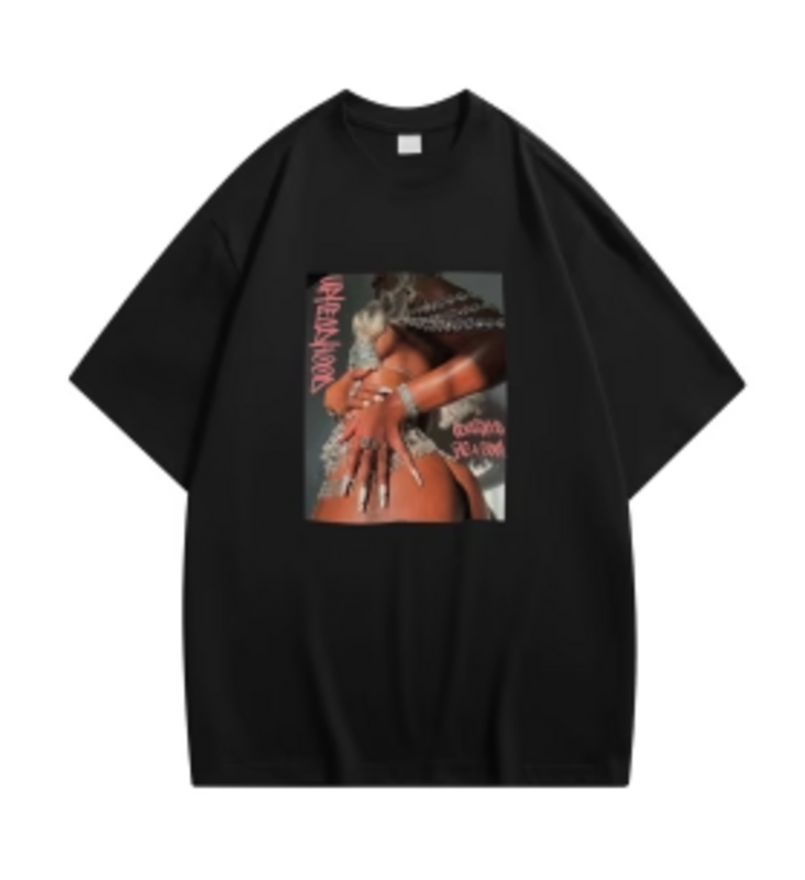 Uphead Hood Adulthood Tee Black