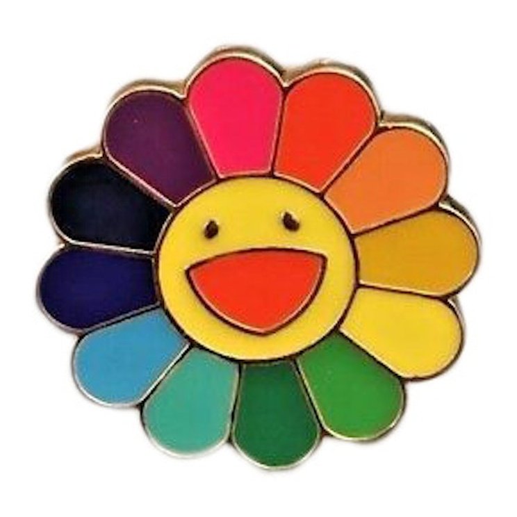 Takashi Murakami Flower Pin