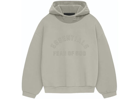 Fear of God Essentials Nylon Fleece Hoodie Seal/Seal