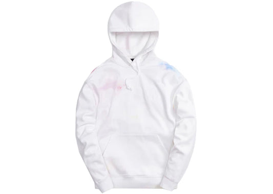 Kith Tie Dye Williams III Hoodie White/Red