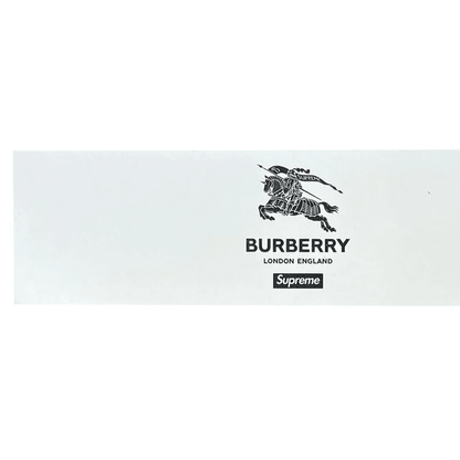 Supreme Burberry Box Logo Sticker (Brown)