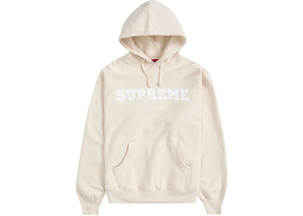 Supreme Collegiate Hooded Sweatshirt Natural