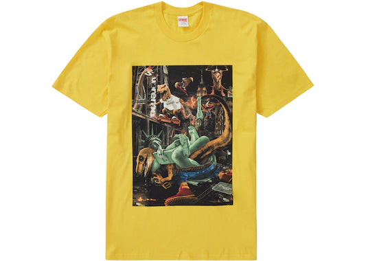Supreme T-Rex Tee Yellow