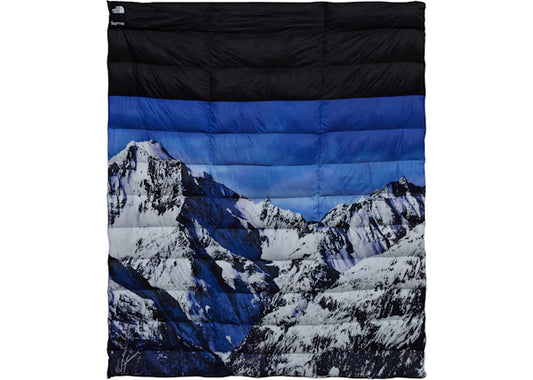 Supreme The North Face Mountain Nupste Blanket Blue/White