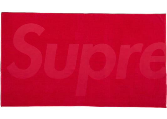 Supreme Tonal Logo Towel Red