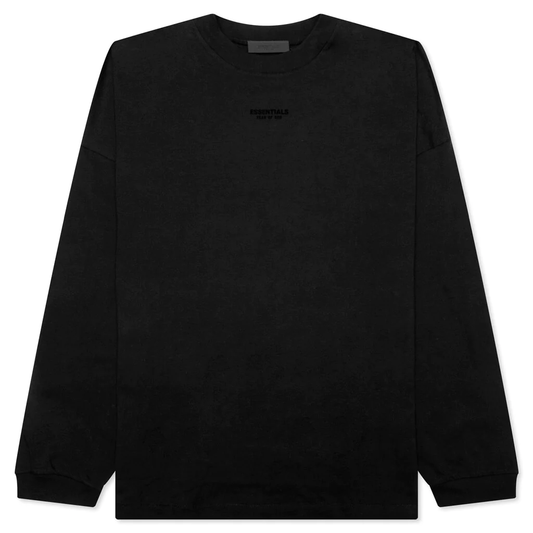 Fear of God Essentials Small Logo L/S Jet Black