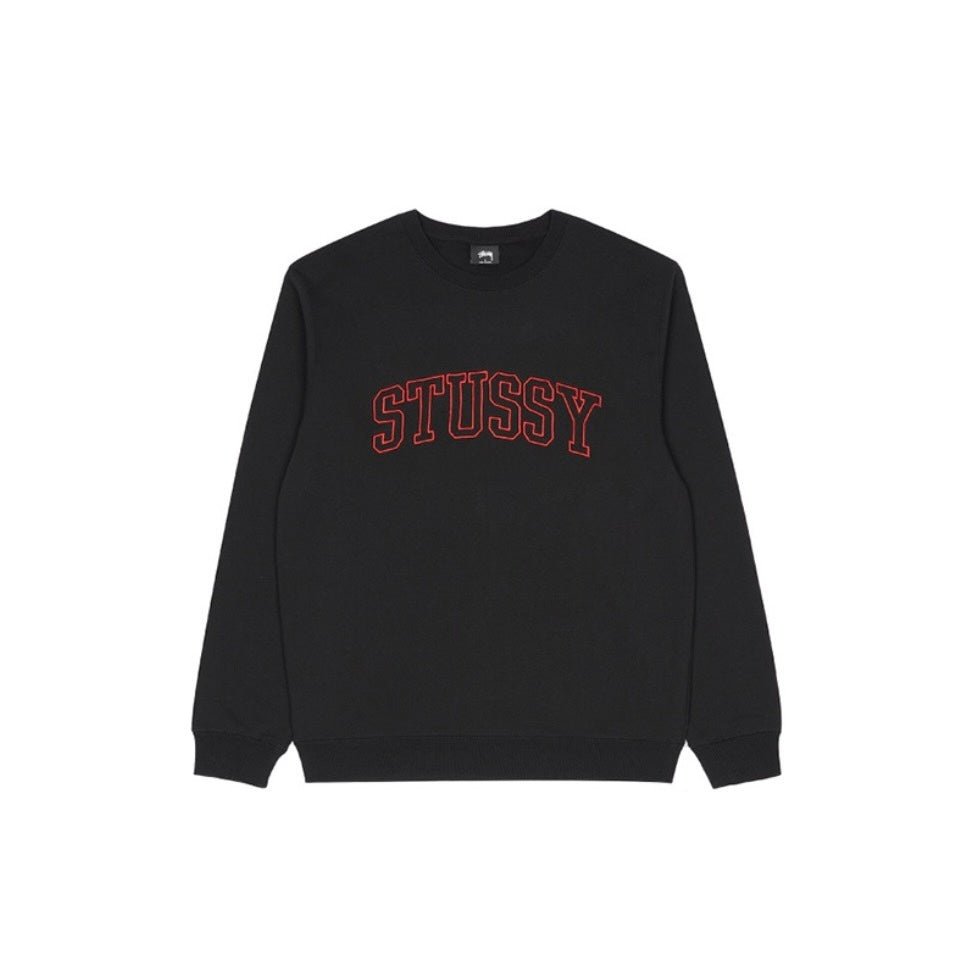 Stussy Outline App Crew - Black