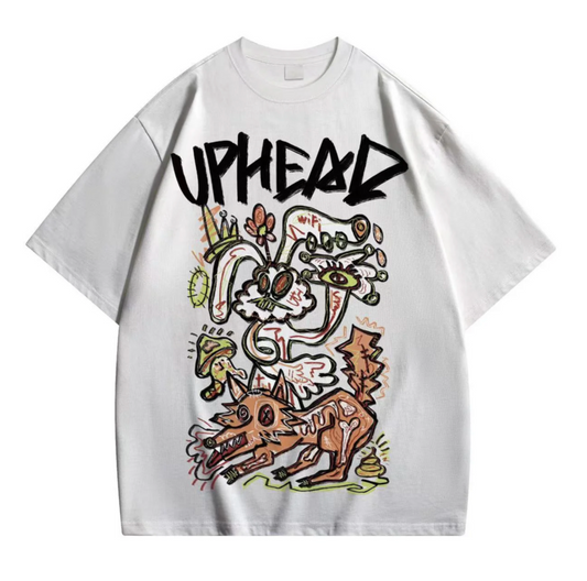 Uphead WiFi Flowers Fox Tee White