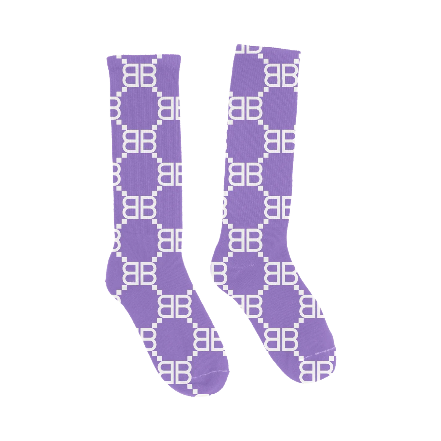 Lavender Matrix Socks